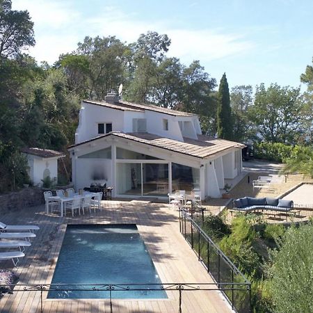 Villa Ormarine, Vue Exceptionnelle Sur La Baie De Cannes Et Le Mercantour Les Adrets-de-l'Estérel Buitenkant foto